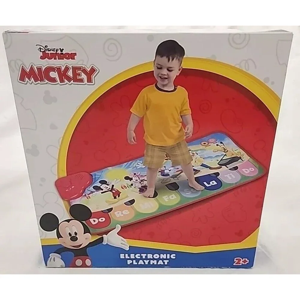 Piano Disney Junior Mickey Electronic Playmat Dance Volume Adjust Playback Songs